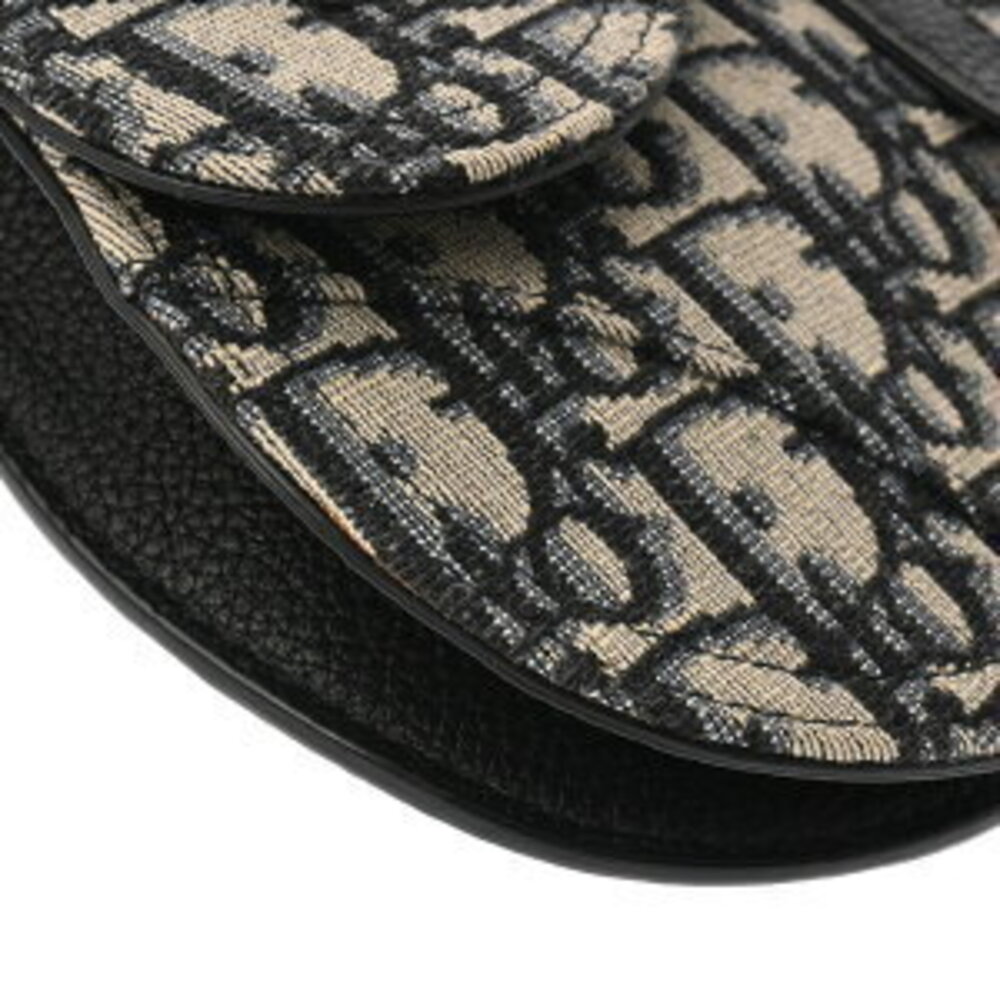 Dior Saddle Bag Ecru Blue Oblique Jacquard Canvas Body - Picture 5 of 9